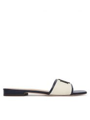 LAUREN RALPH LAUREN Klapki Everley Sld2 802P04395001 Écru. Klapki damskie Lauren Ralph Lauren, bez wzorów, z materiału, bez obcasa, bez zapięcia. Za 578.99 zł.