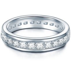 Trilani Pierścionek z Srebro wysokiej próby w Srebrny Pierścionki 1 ct Damski. Szare pierścionki damskie Trilani, z cyrkonią, srebrne. Za 328.99 zł.