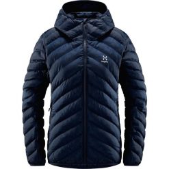 Damska kurtka puchowa Haglöfs Särna Mimic. Niebieskie kurtki damskie Haglöfs, s, bez wzorów, z puchu, bez kaptura. Za 847.00 zł.