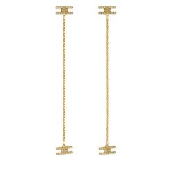 Kolczyki Elisabetta Franchi. Żółte kolczyki damskie Elisabetta Franchi, złote. Za 649.99 zł.