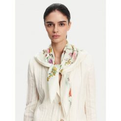 Chusta Furla. Brązowe chusty damskie Furla, bez wzorów. Za 599.99 zł.