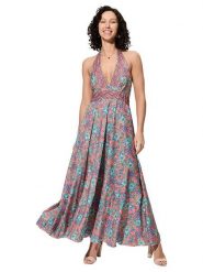 Aller Simplement Sukienka w kolorze koralowo-turkusowym rozmiar: 34-40. Czerwone sukienki damskie Aller Simplement, bez wzorów, klasyczne, bez ramiączek. Za 65.99 zł.