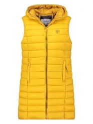 Geographical Norway Kamizelka pikowana "Vatikotal" w kolorze żółtym rozmiar: L. Żółte kamizelki damskie Geographical Norway, l, bez wzorów, bez kaptura. Za 195.77 zł.