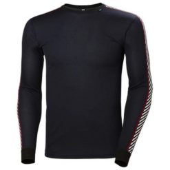 Bluza Helly Hansen lifa stripe crew. Czarne bluzy damskie Helly Hansen, xl, bez wzorów, z materiału, bez kaptura. Za 243.00 zł.