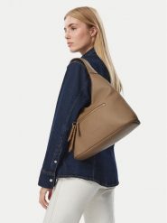 LOVE MOSCHINO Torebka JC4223PP0PKG0105 Beżowy. Brązowe torebki klasyczne damskie Love Moschino, ze skóry, bez dodatków. Za 949.99 zł.