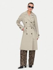 ONLY Trencz Leja 15336402 Beżowy Regular Fit. Brązowe płaszcze damskie Only, m, bez wzorów, z syntetyku, bez kaptura. Za 139.99 zł.