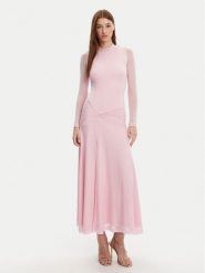 BARDOT Sukienka koktajlowa 58853DB5 Różowy Regular Fit. Czerwone sukienki damskie Bardot, bez wzorów, z syntetyku, wizytowe, bez ramiączek. Za 319.99 zł.