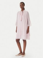 JOOP! Sukienka koktajlowa Denia 30102010 Różowy Regular Fit. Czerwone sukienki damskie Joop!, bez wzorów, z syntetyku, wizytowe, bez ramiączek. Za 1,249.00 zł.