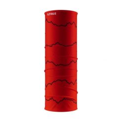 Komin na szyję trekkingowy Alpinus Zuzi. Czerwone kominy damskie Alpinus, bez wzorów, z materiału. Za 29.00 zł.