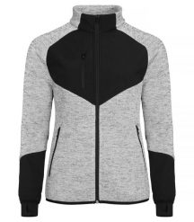 Clique Haines Women damska bluza polarowa z elementami softshell – Ash. Szare bluzy damskie CLIQUE, m, bez wzorów, z dzianiny, bez kaptura. Za 284.31 zł.