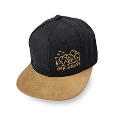Czapka typu snapback OFF ACC. Czapki damskie OFFLANDER, bez wzorów, z bawełny. Za 204.77 zł.