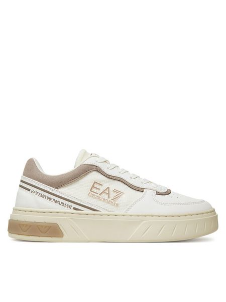 EA7 Emporio Armani Sneakersy X8X173 XK374 U465 Biały. Białe obuwie sportowe damskie EA7 Emporio Armani, ze skóry, bez zapięcia. Za 419.99 zł.