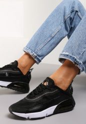 Czarne Sneakersy Azama. Czarne obuwie sportowe casual damskie Renee. Za 129.99 zł.