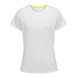 Raglanowa Koszulka Dla Kobiet. Białe koszulki damskie Stedman, s, bez wzorów, bez kołnierzyka, bez ramiączek. Za 50.99 zł.