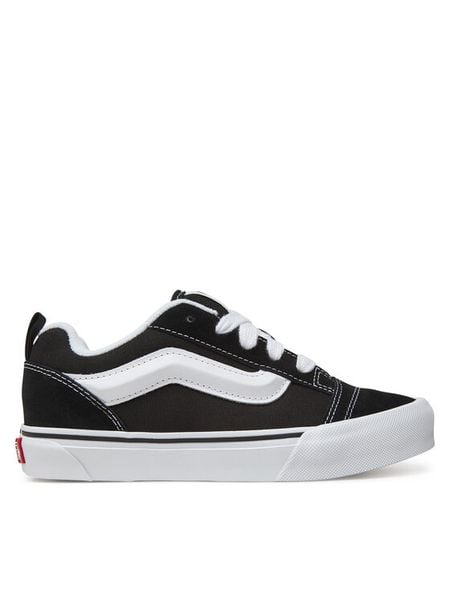 Vans Sneakersy Knu Skool VN000D2T6BT1 Czarny. Czarne buty sportowe chłopięce Vans, ze skóry, bez zapięcia. Za 219.99 zł.
