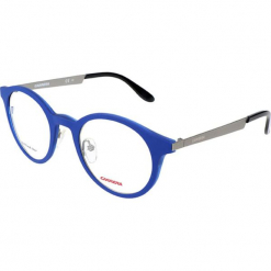 Oprawki "5022/V" w kolorze niebiesko-szarym. Niebieskie okulary przeciwsłoneczne damskie Carrera, Ferragamo. W wyprzedaży za 119.95 zł.