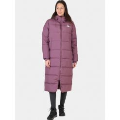 Płaszcz Zimowy Damski The North Face Triple C. Fioletowe płaszcze damskie The North Face, na zimę, bez wzorów, z puchu, bez kaptura. W wyprzedaży za 1,449.75 zł.