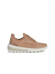 Geox Sneakersy "Spherica Actif" w kolorze jasnobrązowym rozmiar: 41. Brązowe obuwie sportowe damskie Geox, bez zapięcia. Za 250.35 zł.