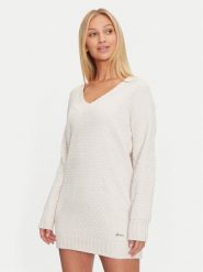 Guess Sukienka dzianinowa Talia W4BR72 Z3HH2 Szary Regular Fit. Szare sukienki damskie Guess, z aplikacjami, z dzianiny, bez ramiączek. Za 279.99 zł.