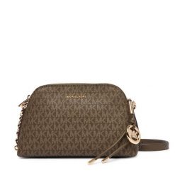 Torebka MICHAEL Michael Kors. Brązowe listonoszki damskie MICHAEL Michael Kors, bez wzorów, bez dodatków. Za 1,019.00 zł.