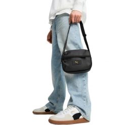 Torba Puma Essentials Pu Crossbody Bag 2L. Czarne torby sportowe Puma, bez wzorów, z poliesteru. Za 190.00 zł.