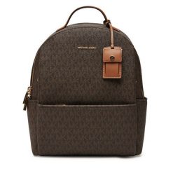 Plecak MICHAEL Michael Kors. Brązowe plecaki MICHAEL Michael Kors, bez wzorów. Za 1,089.00 zł.