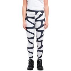 Legginsy Damskie Luhta Erikas. Białe legginsy damskie Luhta, bez wzorów, z materiału. Za 349.00 zł.