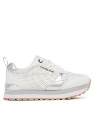 MICHAEL Michael Kors Sneakersy MK01458101 Biały. Białe buty sportowe dziewczęce MICHAEL Michael Kors, bez wzorów, ze skóry, bez zapięcia. Za 269.99 zł.