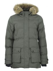 Peak Mountain Parka "Anabel" w kolorze khaki rozmiar: M. Brązowe parki damskie Peak Mountain, m, bez kaptura. Za 228.38 zł.