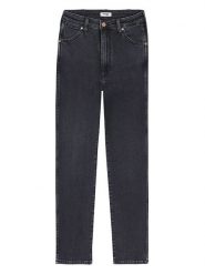 Wrangler Dżinsy - Slim fit - w kolorze antracytowym rozmiar: W26/L34. Czarne jeansy damskie Wrangler, z podwyższonym stanem. Za 132.95 zł.