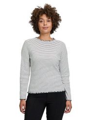 CARTOON Koszulka w kolorze kremowo-czarnym rozmiar: 46. Brązowe koszulki damskie Cartoon, bez wzorów, bez kołnierzyka, bez ramiączek. Za 69.99 zł.