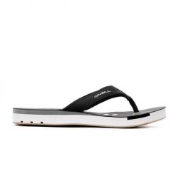 Japonki damskie O'Neill Jack Slipper. Czarne klapki damskie O'Neill, bez wzorów, z materiału, bez obcasa, bez zapięcia. Za 173.00 zł.