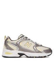 New Balance Sneakersy U530ADG Srebrny. Szare obuwie sportowe damskie New Balance, ze skóry, bez zapięcia. Za 399.99 zł.