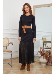 Joséfine Sukienka dzianinowa "Candoz" w kolorze czarnym rozmiar: S. Czarne sukienki damskie Joséfine, bez wzorów, z dzianiny, bez ramiączek. Za 173.99 zł.