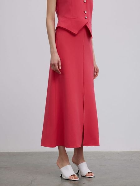 BGN Spódnica w kolorze czerwonym rozmiar: 40. Czerwone spódnice damskie BGN, na imprezę, bez wzorów, maxi. Za 57.20 zł.