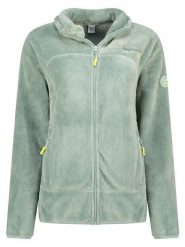 ANAPURNA Kurtka polarowa "Uternel" w kolorze zielonym rozmiar: XL. Zielone kurtki damskie ANAPURNA, xl, bez wzorów, z polaru, bez kaptura. Za 73.99 zł.