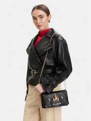 LOVE MOSCHINO Torebka JC4269PP0OKH1000 Czarny. Czarne torebki wieczorowe damskie Love Moschino, bez wzorów, ze skóry, bez dodatków. Za 737.99 zł.