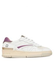 D.A.T.E. Sneakersy Hill Low W421-TP-CA Biały. Białe obuwie sportowe damskie D.A.T.E., ze skóry, bez zapięcia. Za 489.99 zł.