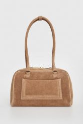 Torebka zamszowa na ramię CHRISTIAN VILLA. Torebki klasyczne damskie Christian Villa, z zamszu, na ramię, zamszowe, bez dodatków. Za 919.00 zł.