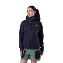 Kurtka nieprzemakalna softshell 2,5 warstwy damska Rossignol. Czarne kurtki sportowe damskie Rossignol, bez wzorów, z softshellu, bez kaptura. Za 847.50 zł.