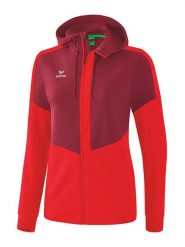 Erima Kurtka sportowa "Squad" w kolorze czerwonym rozmiar: 34. Czerwone kurtki sportowe damskie Erima, bez wzorów, z materiału, bez kaptura. Za 92.21 zł.