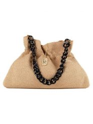 Anna Morellini Skórzany shopper bag "Edmonda" w kolorze jasnobrązowym - 49 x 33 x 6 cm rozmiar: onesize. Brązowe shopper bag Anna Morellini, bez wzorów, z materiału, na ramię, bez dodatków. Za 311.12 zł.