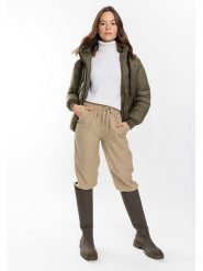 Northwood Kurtka zimowa "Nessa" w kolorze khaki rozmiar: L. Brązowe kurtki damskie Northwood, na zimę, l, bez wzorów, z puchu, bez kaptura. Za 156.61 zł.