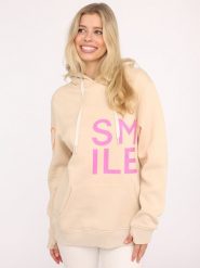 Zwillingsherz Bluza "Alissa Heart" w kolorze beżowym rozmiar: L/XL. Brązowe bluzy damskie Zwillingsherz, l, bez wzorów, z bawełny, z kapturem. Za 221.95 zł.