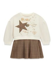 Guess Sukienka codzienna K6BK04 K5931 Kolorowy Regular Fit. Sukienki dziewczęce Guess, z aplikacjami, z bawełny, bez ramiączek, proste. Za 264.99 zł.