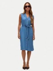 Vero Moda Sukienka letnia Bree 10304888 Niebieski Regular Fit. Niebieskie sukienki damskie Vero Moda, bez wzorów, z lyocellu, bez ramiączek. Za 179.99 zł.