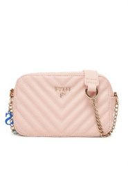 Guess Torebka J4GZ23 WFZL0 Różowy. Czerwone torebki wieczorowe damskie Guess, z aplikacjami, ze skóry, bez dodatków. Za 249.99 zł.