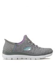 Skechers Sneakersy Dazzling Haze 149937/GYMT Szary. Szare obuwie sportowe damskie Skechers, z materiału, bez zapięcia. Za 269.99 zł.