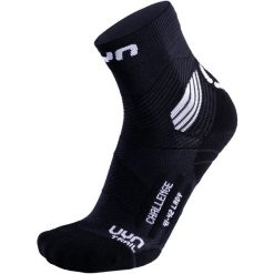 Skarpety do biegania RUN TRAIL CHALLENGE LADY r.41-42. Białe skarpetki damskie Uyn, bez wzorów. Za 99.99 zł.