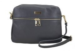 Listonoszka skórzana BARBERINI'S 979-28 c. szary. Szare shopper bag Barberinis, bez wzorów, ze skóry, duże, bez dodatków. Za 229.99 zł.